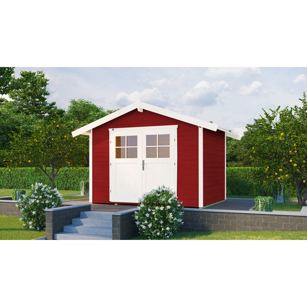 Gartenhaus 122 Gr.5, schwedenrot, 28mm