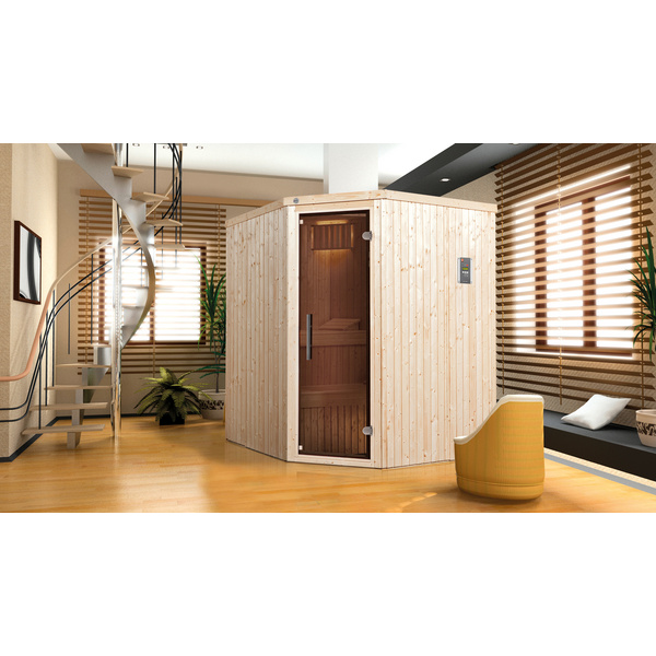 Elementsauna KIRUNA 2 GT inkl. 4, 5 kW BioS-Ofenset (230 V)