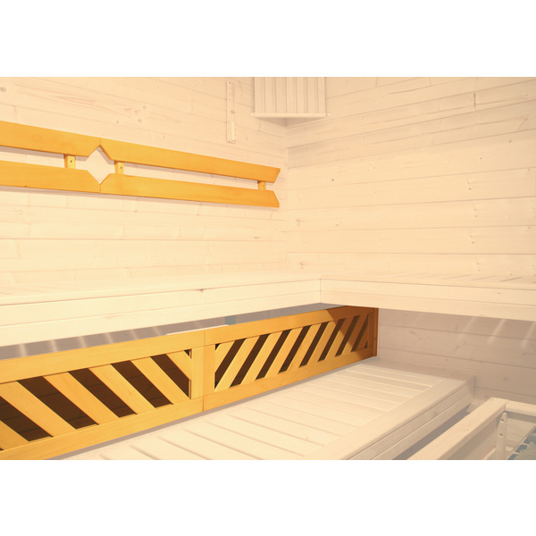 Premium Massivholz-Elementsauna KEMI Gr. 1 Sparset 7, 5 kW OS inkl. digitaler Steuerung