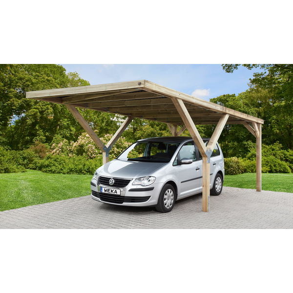 Y-Einzelcarport, ohne Dacheindeckung