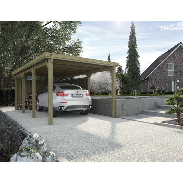 Flachdach Einzelcarport 617 Gr.2 ohne Dacheindeckung