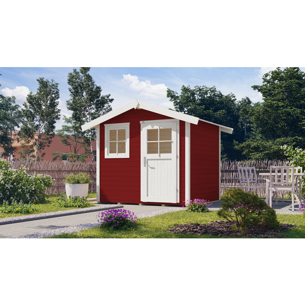 Gartenhaus 123 Gr.1, schwedenrot