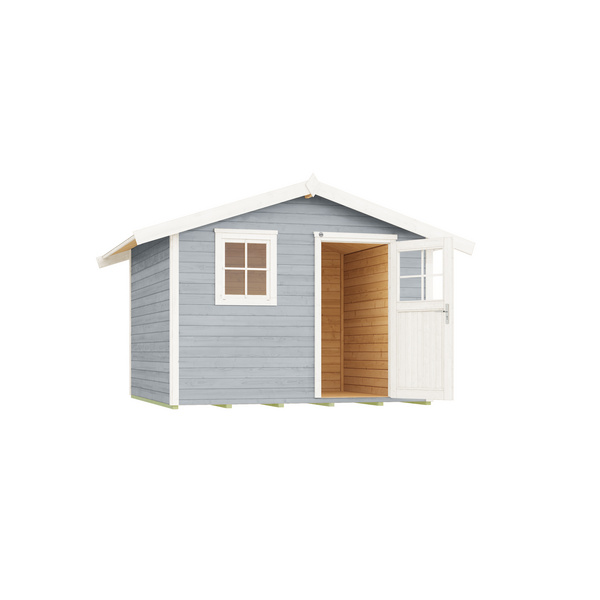 Gartenhaus 123 Gr.4 grau