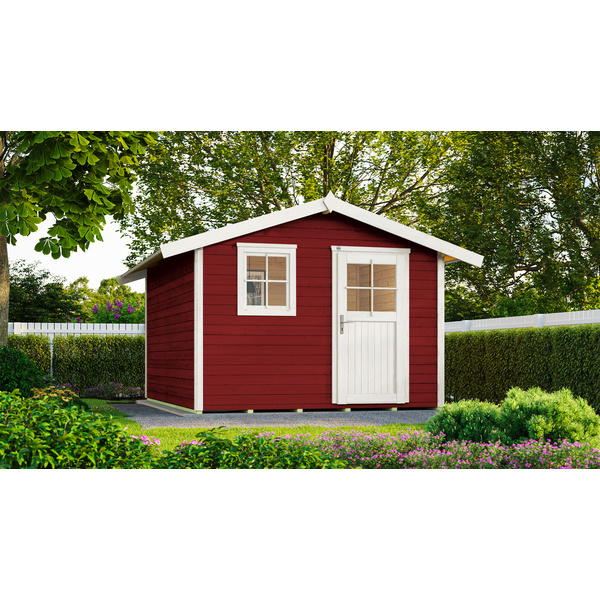 Gartenhaus 123 Gr.5, schwedenrot