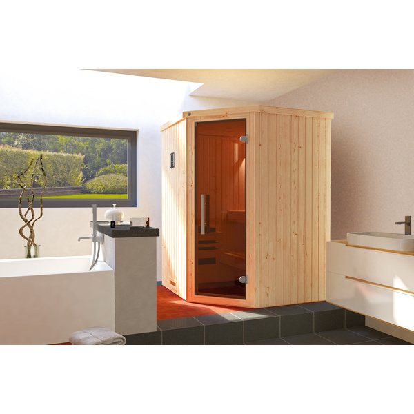 Elementsauna KIRUNA 1 GT inkl. 3, 6 kW BioS-Ofenset (230 V)
