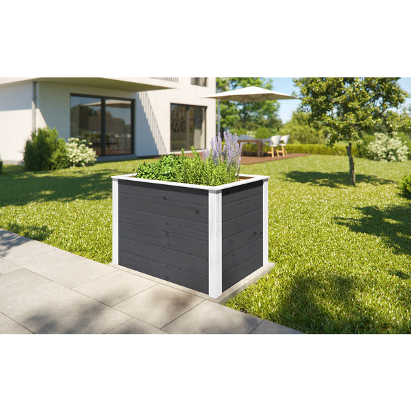 Element-Hochbeet Modular, 21mm, anthr., 98x69cm