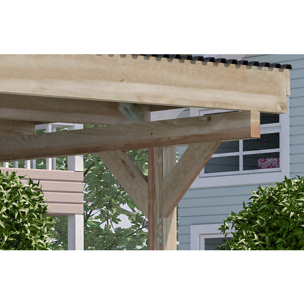 Doppelcarport 616 A mit Rundbogen