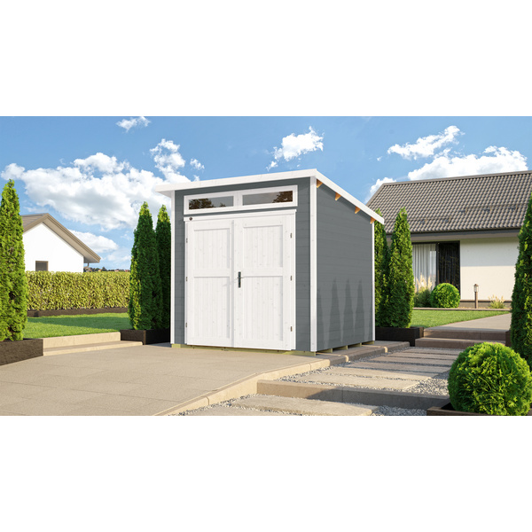 Gartenhaus 264 Gr. 2, 21mm, grau, DT/OL