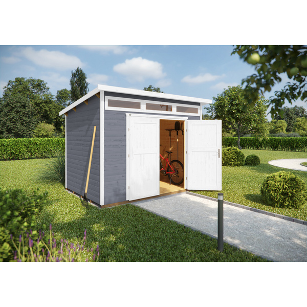Gartenhaus 264 Gr. 4, 21mm, grau, DT/OL