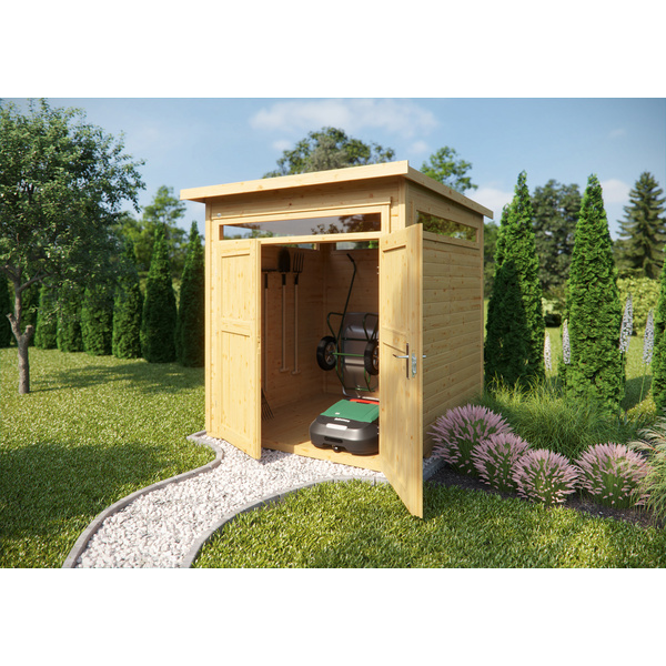 Gartenhaus 265 Gr. 1, 21mm, natur, DT/4 Oberlichter