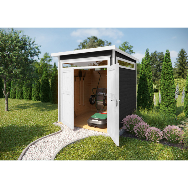 Gartenhaus 265 Gr. 2, 21mm, anthrazit, DT/4 Oberlichter