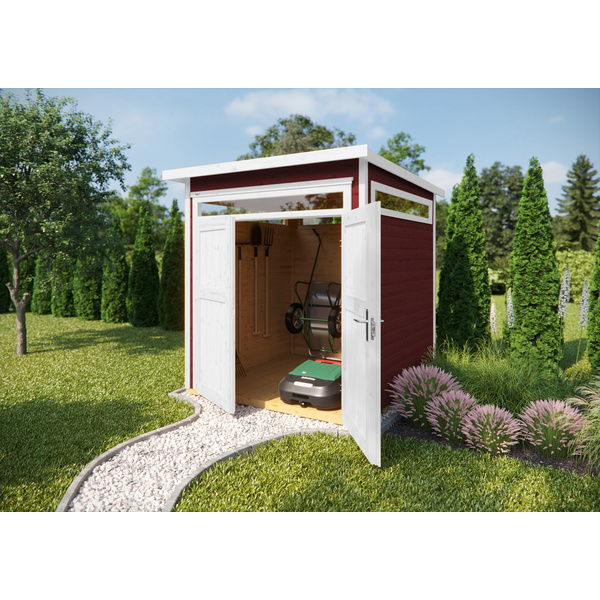 Gartenhaus 265 Gr. 3, 21mm, rot, DT/4 Oberlichter