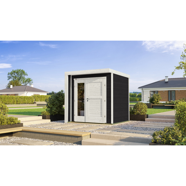 Designhaus 262 B, neue Design-Doppeltür, Anthrazit