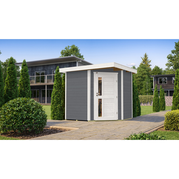 Gartenhaus 229 A Gr. 1, grau, 21mm, neue Design-Einzeltür