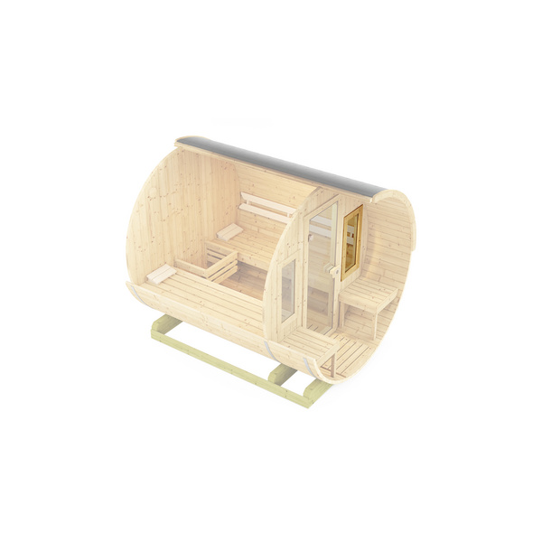 Sauna Zusatzfenster für Fasssauna