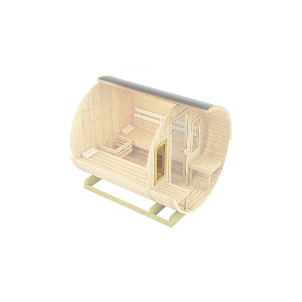 Sauna Zusatzfenster für Fasssauna