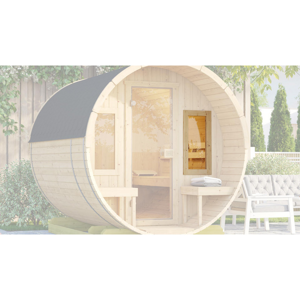 Sauna Zusatzfenster für Fasssauna