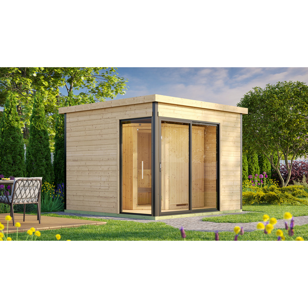 Design-Saunahaus SH 412, Natur, OS