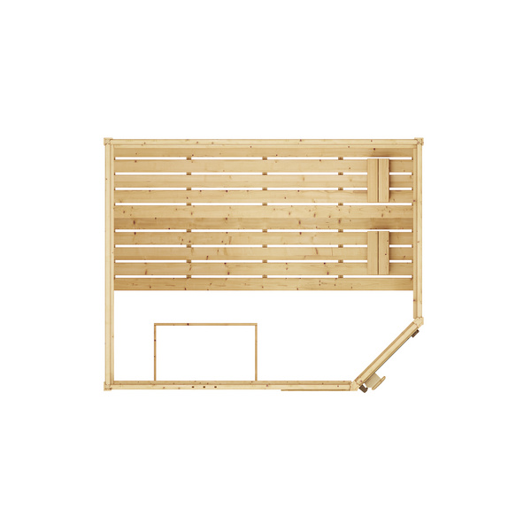 Massivholzsauna VALIDA Eck 3 GTF, BioS 9.0