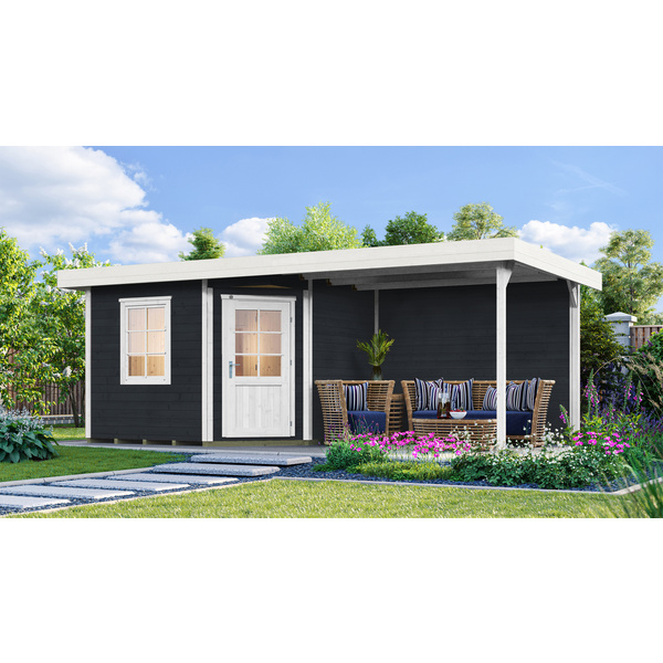 Saunahaus SALO 2 Bios 9.0 KW anthrazit