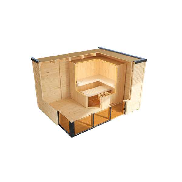 Design-Saunahaus Cubilis BioS 9.0 Kw