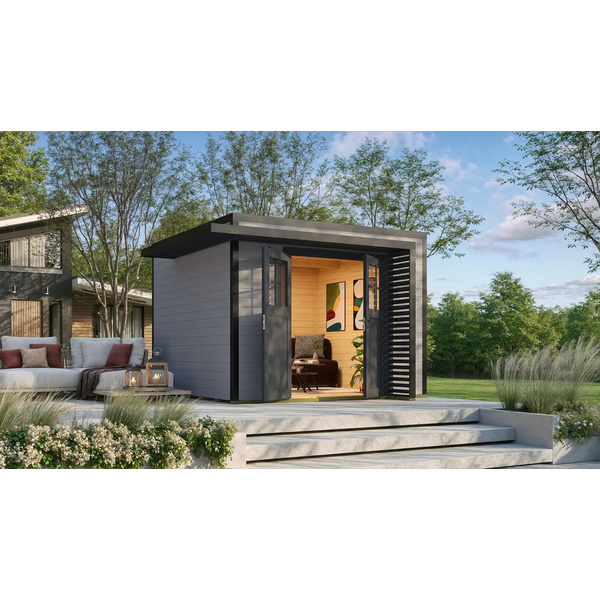 Pure Garden MHH 28mm, 300x300, 1/3DT, grau anth.