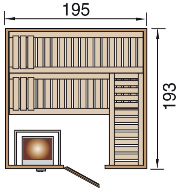 Design-Sauna KEMI 4 GT