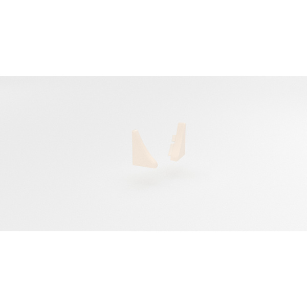 Formteil Plus Abschlusskappe links VE 100 snow