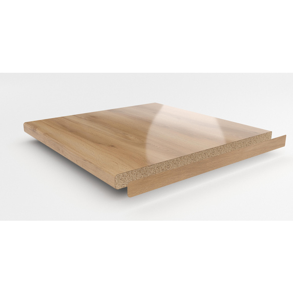 Kante BU370 SI semper buche, Länge 650 mm