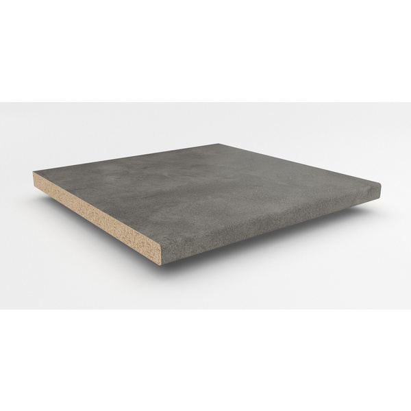 Küchenarbeitsplatte AF 40/133 einseitig gerundet FC440 PAT fine ceramic grey