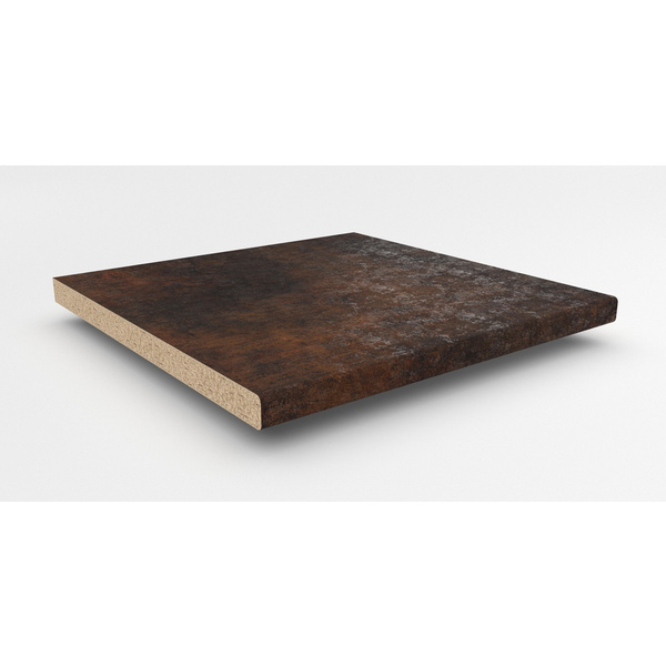 Küchenarbeitsplatte AF 40/133 einseitig gerundet H317 CE campino patina