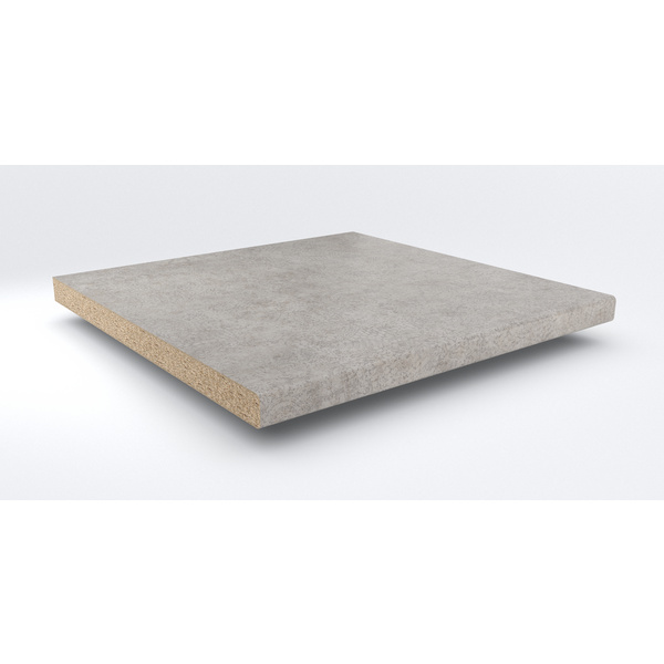Küchenarbeitsplatte AF 40/133 eins. gerundet 5200x1200mm BNH447 Si patina beton