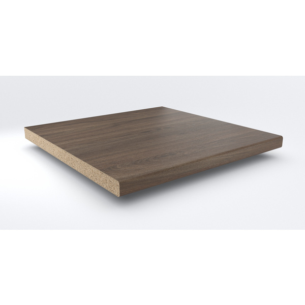 Küchenarbeitsplatte AF 40/133 eins. gerundet 4100x600mm NU731 Sev nussbaum torino