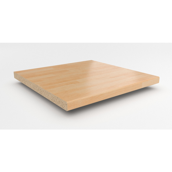 Küchenarbeitsplatte AF 40/133 eins. gerundet 3050x600mm BU37 PoF buche parkett