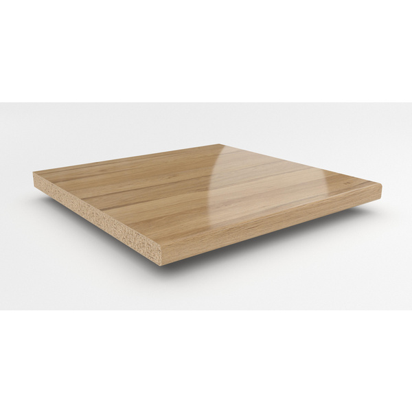 Küchenarbeitsplatte AF 40/133 eins. gerundet 3050x600mm Ei370 Si fjord eiche
