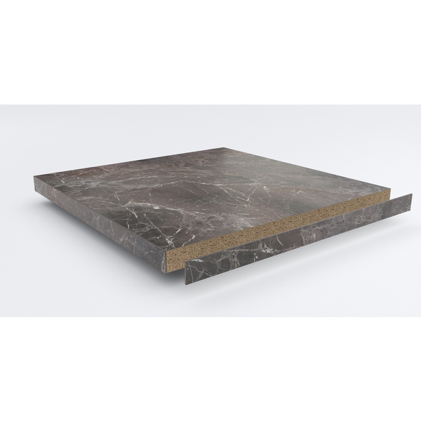 PP-Kanten 150000x43mm SL120 Pat marmor marquina braun-grau