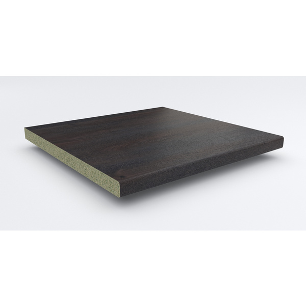 Küchenarbeitsplatte AF 40/133 Hydro eins. gerundet 4100x650mm EiB714 Sev sugi eiche