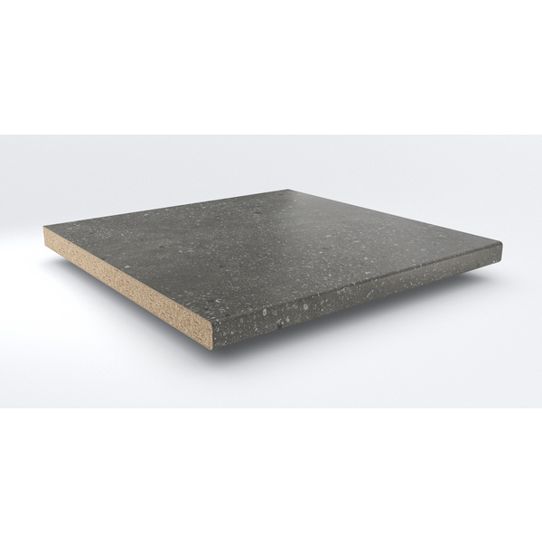 Küchenarbeitsplatte AF 40/133 eins. gerundet 4100x900mm MK421 Pat memphis terrazzo