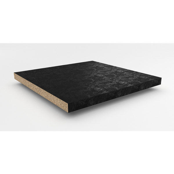 Küchenarbeitsplatte AF PP 38 A1 Ce schwarz 4100x1200x39mm - 823085