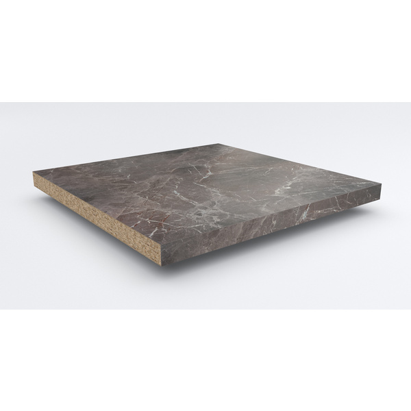 Küchenarbeitsplatte AF PP 38 SL120 Pat marmor marquina braun-grau 4100x900x39mm - 823671
