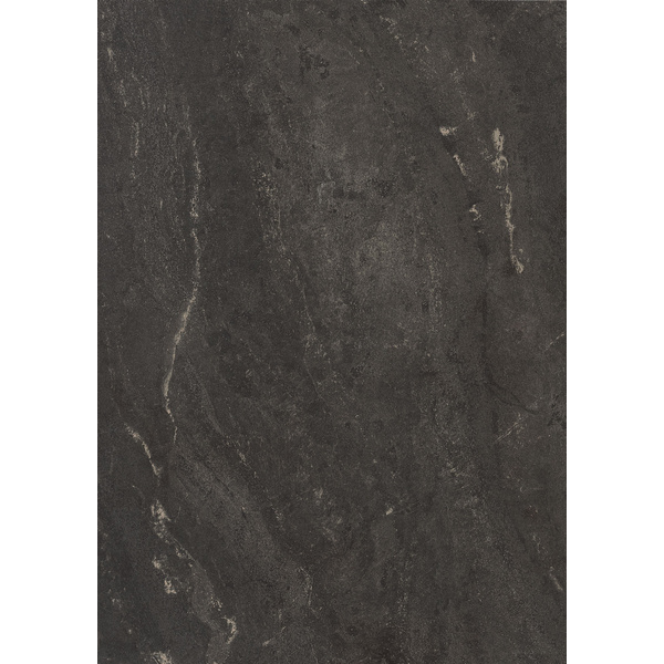 Küchenarbeitsplatte AF 40/133 eins. gerundet 3050x600mm BZ173 Si bronzit schwarz
