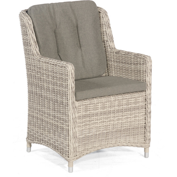 Sessel Avatar PE-Kunststoffgeflecht White-Coral Aluminiumgestell 1 Sitzer