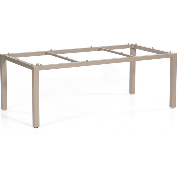 Aluminium-Tischgestell Base Alu Pulverbeschichtet champagner 200x100 cm