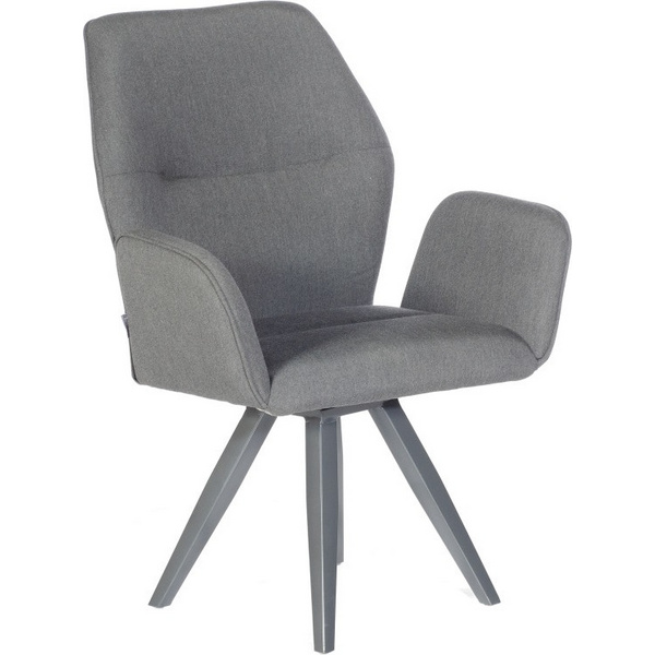 Dreh-Sessel Mythos Outdoor-Textil Sunbrella Anthrazit Alu Anthrazit 1 Sitzer