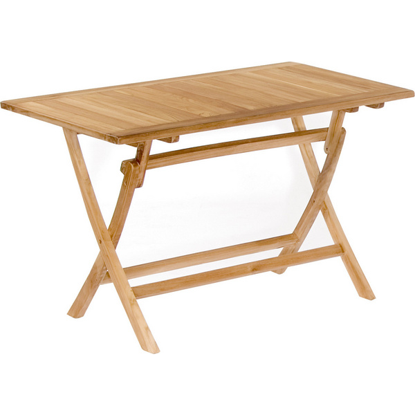 Klapptisch "Perth" 120x70cm Teakholz natur