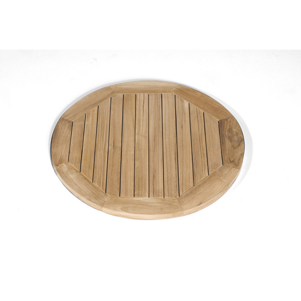 Tischplatte rund Top Teakholz Teakholz 100cm rund