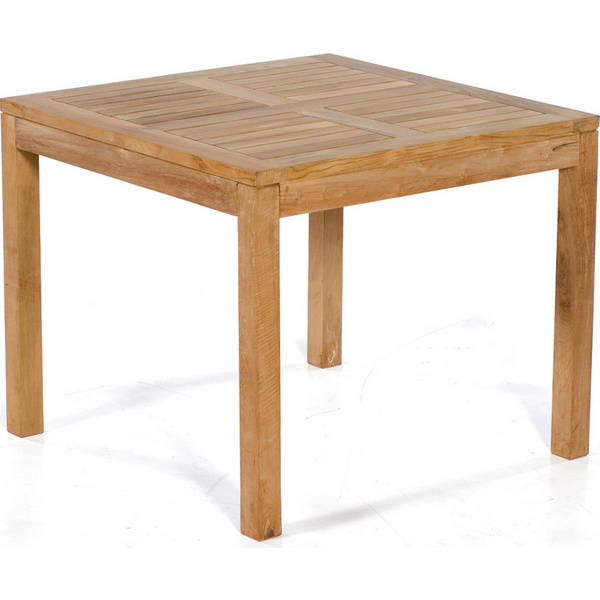 Tisch "Wellington" 90x90cm Teakholz natur by