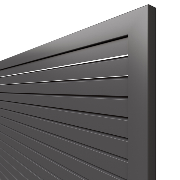 Sichtschutzzaun Metall anthrazit "DESIGN RHOMBUS" B x H 180 x 180 cm