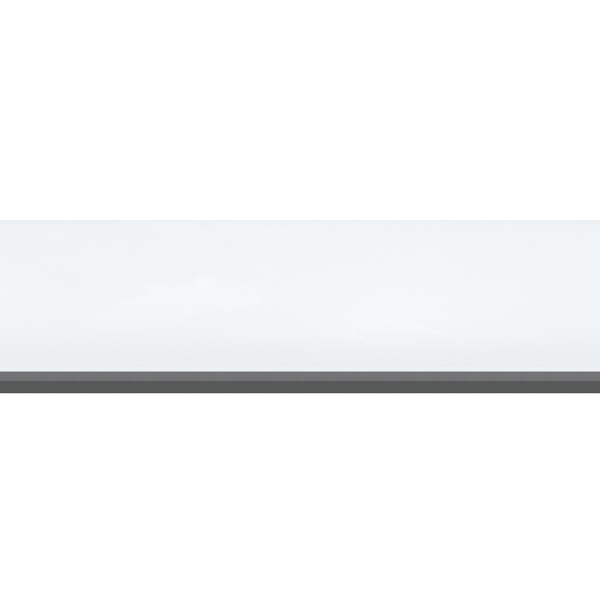 SYSTEM Dekor-Matt-Ku-Glas kürzbar flach Set 2365x147x5cm