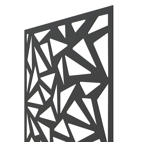SYSTEM Dekorgitter Trigon anthrazit 0,15x60x90cm